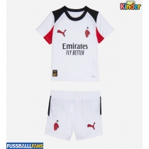 AC Milan Ardon Jashari #30 Auswärts Trikotsatz Kinder 2025-26 Kurzarm (+ Kurze Hosen)